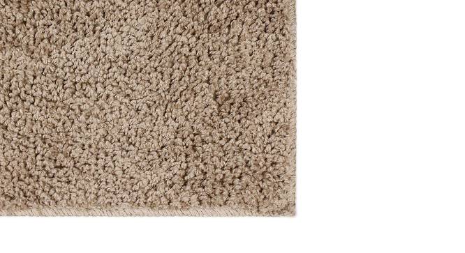 Kyleigh Beige Solid Natural Fiber 23x15 inches Anti-Skid Bath Mat (Beige) by Urban Ladder - Design 1 Side View - 639806