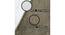 Lilith Beige Solid Natural Fiber 30x18 inches Anti-Skid Bath Mat (Taupe) by Urban Ladder - Design 1 Close View - 639899