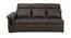 Swilion 3 Seater Leatherette RHS L Shape Sofa cum Bed (Brown) by Urban Ladder - Rear View Design 1 - 643067
