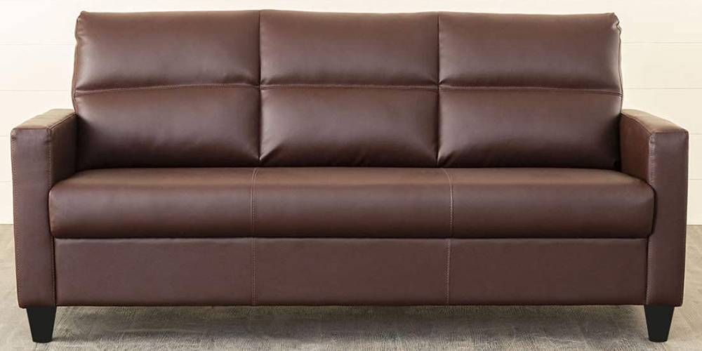 Alfinston Fabric Sofa Set (Brown) by Urban Ladder - - 