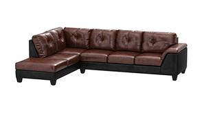 Elizalo Sectional Leatherette Sofa