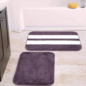 Doormats Design Purple Geometrics Microfiber Doormat