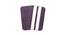 Lyla Purple Geometric Fabric 16x24 inches Anti-skid Doormat Set of 2 (Purple, Small Size) by Urban Ladder - Front View Design 1 - 643594