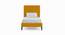 Marcia Solid Wood Single Non-Storage Normal Bed in Yellow colour (Single Bed Size, Polished Finish) by Urban Ladder - Design 1 Side View - 644223