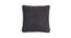 Spencer Black Solid 18x18 inches Cotton Cushion Cover (Black) by Urban Ladder - Front View Design 1 - 644501
