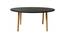 Clara Oval Engineered Wood Coffee Table in Laminate Finish (Laminate Finish) by Urban Ladder - Rear View Design 1 - 646010