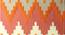 Milani Orange Geometric Natural Fiber 15x10 inches Carpet (Orange) by Urban Ladder - Design 1 Side View - 646332