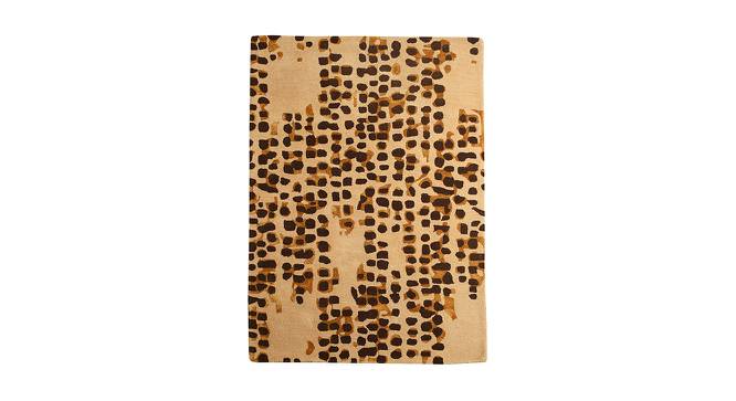 Melissa Brown Abstract Natural Fiber 18x13 inches Carpet (Brown) by Urban Ladder - Design 1 Side View - 646357