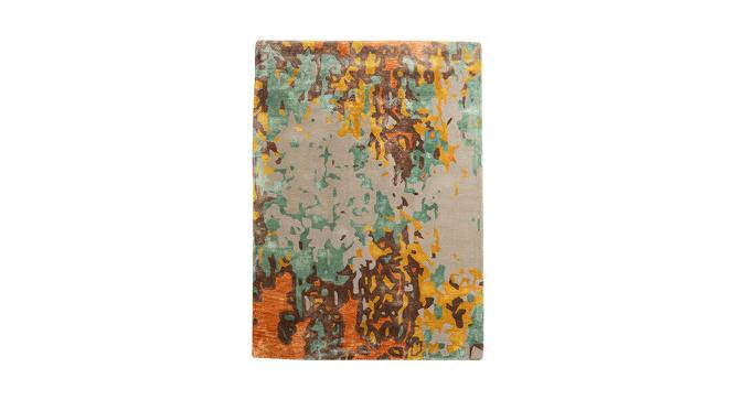Ainsley Multicolor Abstract Natural Fiber 18x13 inches Carpet (Multicolor) by Urban Ladder - Design 1 Side View - 646359
