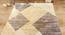 Alessandra Brown Abstract Natural Fiber 15x10 inches Carpet (Brown) by Urban Ladder - Front View Design 1 - 646524