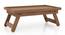 Cabello Free Standing Solid Wood Laptop Table (Amber Walnut Finish) by Urban Ladder - Design 1 Side View - 648192