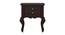 Nitara Solid Wood Bedside Table (Mahogany Finish) by Urban Ladder - Ground View Design 1 - 648197