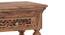Miraya Solid Wood Bedside Table (Teak Finish) by Urban Ladder - Rear View Design 1 - 648205