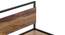 Nerja Solid Wood  Single Non Storage Bed in Teak Finish (Teak Finish, Single Bed Size) by Urban Ladder - Design 1 Close View - 648209