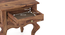 Nitara Solid Wood Bedside Table (Teak Finish) by Urban Ladder - Design 1 Dimension - 648252