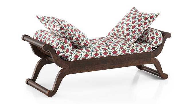 Saachi Solid Wood Day Bed (Ash Grey, Mango Walnut Finish) by Urban Ladder - Design 1 Side View - 648265