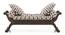 Saachi Solid Wood Day Bed (Ash Grey, Mango Walnut Finish) by Urban Ladder - Ground View Design 1 - 648268