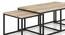 Sylvie Rectangular Solid Wood Coffee Table (Natural Finish) by Urban Ladder - Design 1 Top Image - 648275