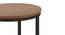 Delphine Solid Wood C Table (Amber Walnut Finish) by Urban Ladder - Zoomed Image - 