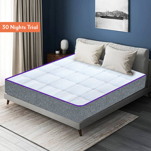 Mattresses Design Orthopedic Dual Comfort - Hard & Soft High Resilience Foam Mattress - Queen Size (Blue, Queen Mattress Type, 72 x 60 in Mattress Size, 5 in Mattress Thickness (in Inches))