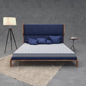 Mattresses Design Super Deluxe Dual Side Usable HR Foam King Size Mattresses (King Mattress Type, 78 x 72 in (Standard) Mattress Size, 5 in Mattress Thickness (in Inches), White & Blue)