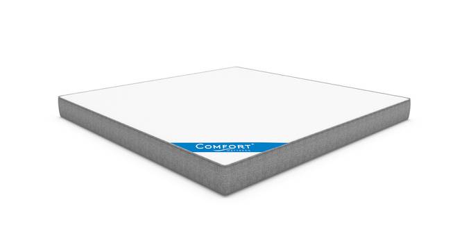 Cool Premium HR & Gel Memory Foam Double Size Mattress (6 in Mattress Thickness (in Inches), Double Mattress Type, White & Grey, 75 x 42 in Mattress Size) by Urban Ladder - Front View Design 1 - 650294