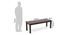 Capra Bench (Mahogany Finish) by Urban Ladder - Dimension Design 1 - 