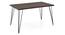 Dyson Solid Wood 6 Seater Dining Table (Mango Walnut Finish) by Urban Ladder - Storage Image - 651338