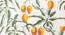 Nevaeh Multicolor Abstract 180 TC Fabric Double Size Bedsheet With count of  2 Pillow  Covers (Rust, Double Size) by Urban Ladder - Rear View Design 1 - 651469