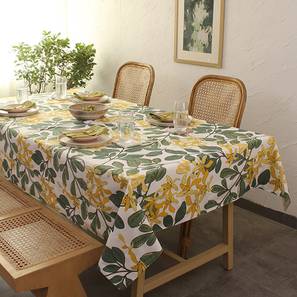 Table Covers Design Green Abstract Cotton Table Cover
