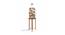 Mavis White Glass Shade Floor Lamp With White Metal Base (White) by Urban Ladder - Ground View Design 1 - 652213