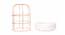 Tyler White Marble Planter (White) by Urban Ladder - Ground View Design 1 - 652336
