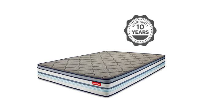 Balance Plus Orthopedic Memory Foam Euro-top Mattress - Double Size (Blue, 8 in Mattress Thickness (in Inches), 78 x 48 in (Standard) Mattress Size, Double Mattress Type) by Urban Ladder - Design 1 Side View - 653310
