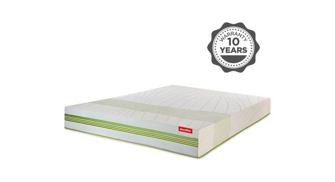 Prana - Organic Cotton Fabric Double Size Spring Mattress (8 in Mattress Thickness (in Inches), 72 x 48 in Mattress Size, Double) by Urban Ladder - Design 1 Side View - 653552