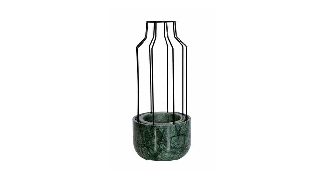 Coriander Green Marble Planter (Green) by Urban Ladder - Front View Design 1 - 655029