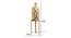 Nellie White Glass Shade Floor Lamp With White Metal Base (White) by Urban Ladder - Design 1 Dimension - 655121