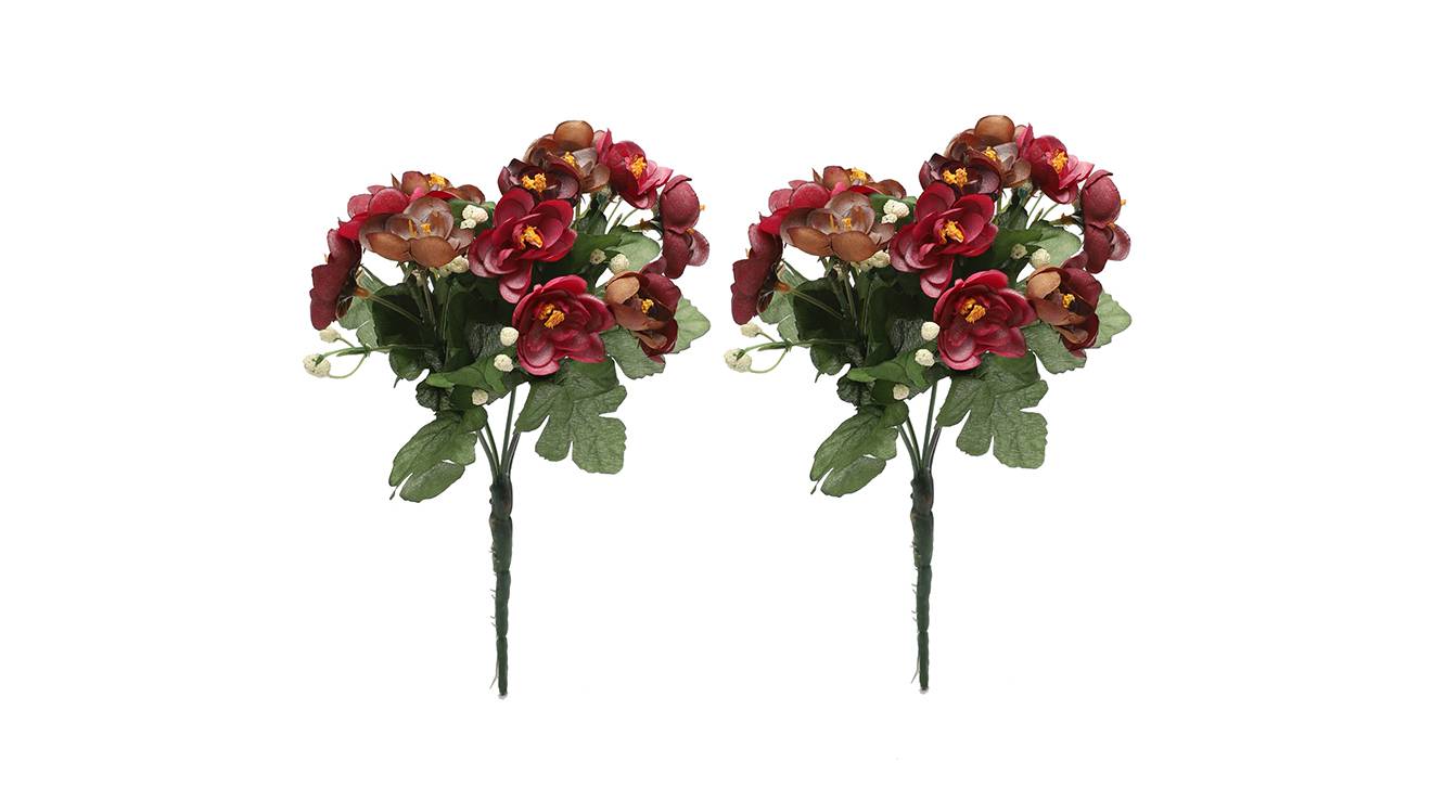 Brown Silk Artificial Flower False Urban Ladder