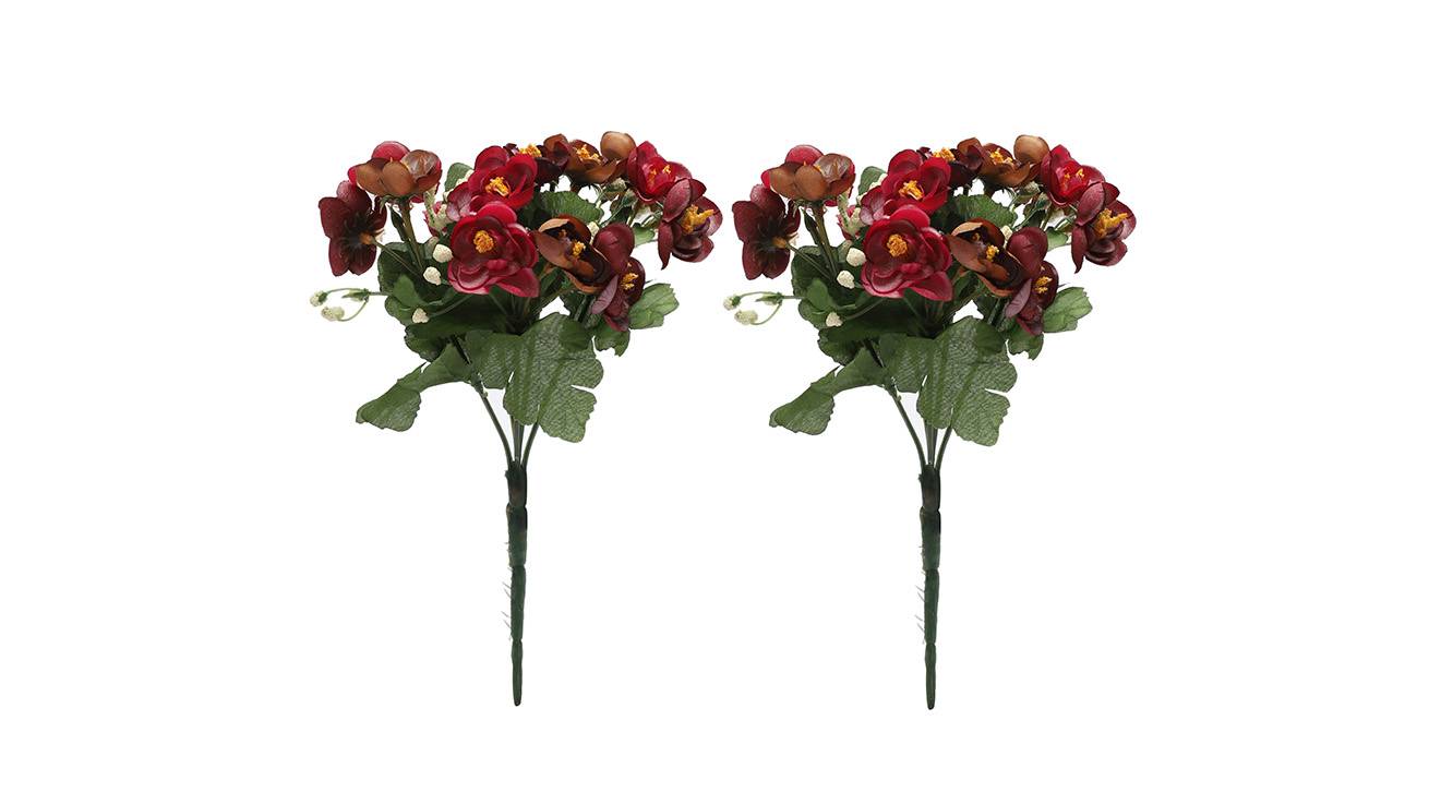 Brown Silk Artificial Flower False Urban Ladder