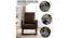 Shanese Solid Wood Rocking Chair in Brown Colour (Brown) by Urban Ladder - Ground View Design 1 - 655776