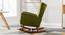 Kymberlie Solid Wood Rocking Chair in Green Colour (Green) by Urban Ladder - Ground View Design 1 - 655784