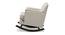 Duwan Solid Wood Rocking Chair in Light Beige Colour (Beige) by Urban Ladder - Ground View Design 1 - 655796