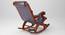 Sydnie Solid Wood Rocking Chair in Grey Colour (Grey) by Urban Ladder - Rear View Design 1 - 655804