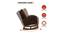 Shanese Solid Wood Rocking Chair in Brown Colour (Brown) by Urban Ladder - Rear View Design 1 - 655812