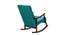 Edwards Solid Wood Rocking Chair in Teal Colour (Blue) by Urban Ladder - Rear View Design 1 - 655818