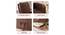 Shanese Solid Wood Rocking Chair in Brown Colour (Brown) by Urban Ladder - Design 1 Close View - 655831