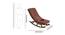 Darneil Solid Wood Rocking Chair in Brown Leathere Colour (Brown) by Urban Ladder - Design 1 Dimension - 655837