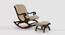 Hailea Solid Wood Rocking Chair in Beige jute Colour (Beige) by Urban Ladder - Front View Design 1 - 655855