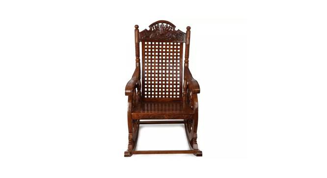 Kasy Solid Wood Rocking Chair in Brown Colour (Brown) by Urban Ladder - Design 1 Side View - 655886