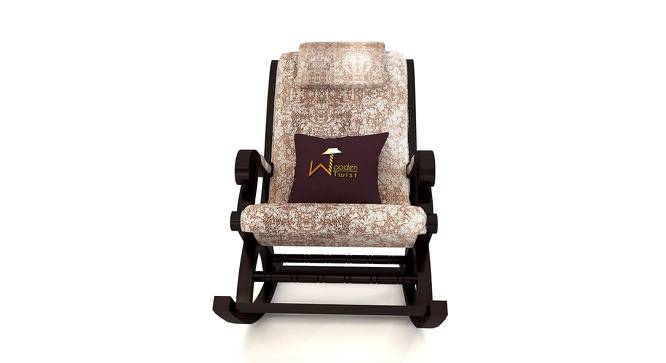 Kerensa Solid Wood Rocking Chair in Beige printed Colour (Beige) by Urban Ladder - Design 1 Side View - 655887