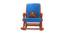 Amery Solid Wood Rocking Chair in Blue Colour (Blue) by Urban Ladder - Design 1 Side View - 655894